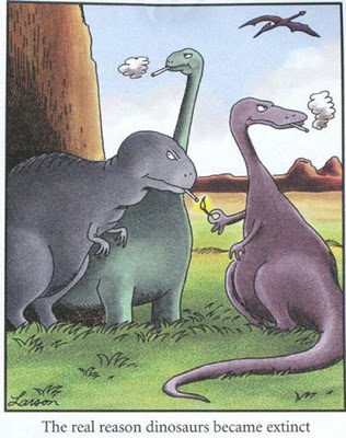 La vritable raison de la disparition des dinosaures.